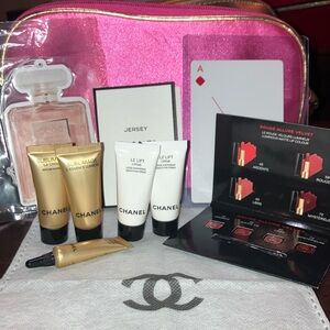 Chanel Cosmetics 8 piece Bundle with cosmetics bag